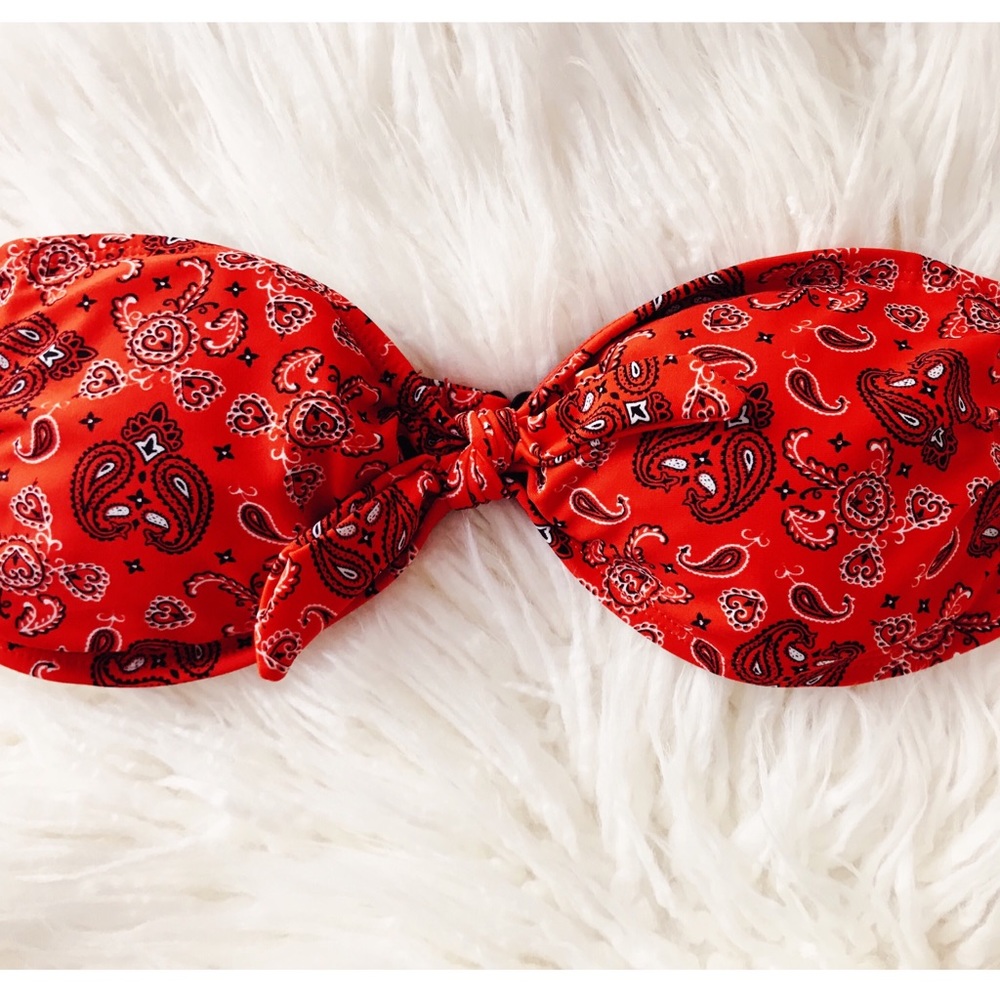 Bandeau Bikini Top • Paisley Print